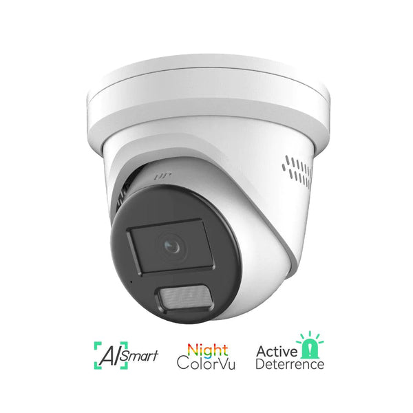 4MP AI Smart Night ColorVu IP Turret Dome Camera