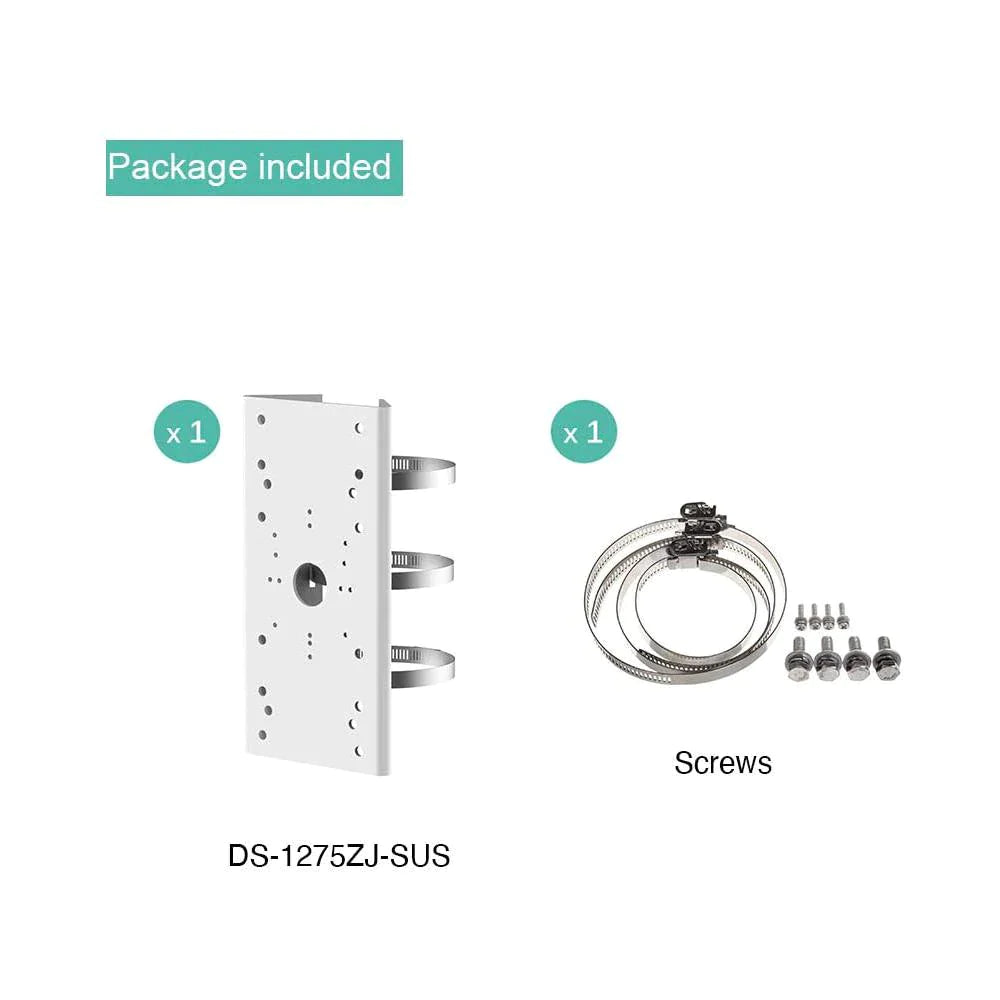 Pole Mount Bracket for Hikvision Bullet Cameras (Bracket-3XPOLE )