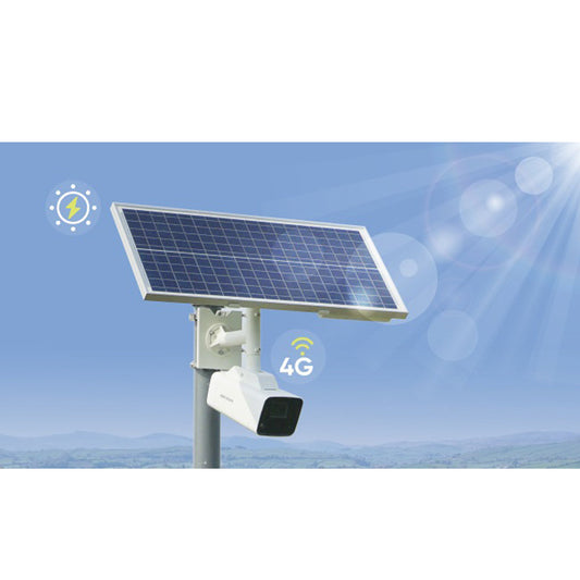 Commercial 4G Solar Powered Camera with Up to 24-Days Standby and 4MP Night ColorVu Video