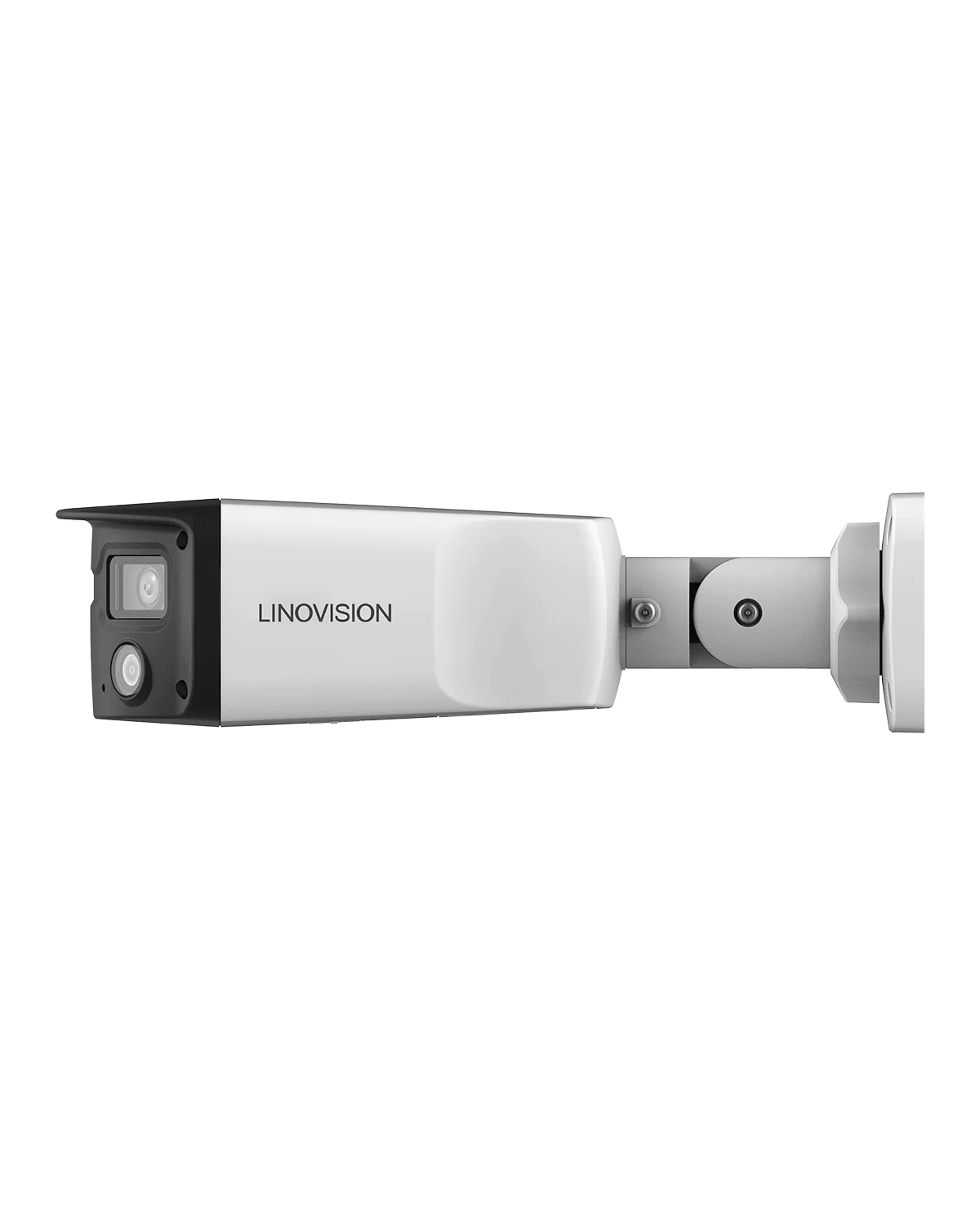 NDAA 4MP Dual-Lens Panoramic AI Smart Camera, Night ColorVu, Two-Way Talk