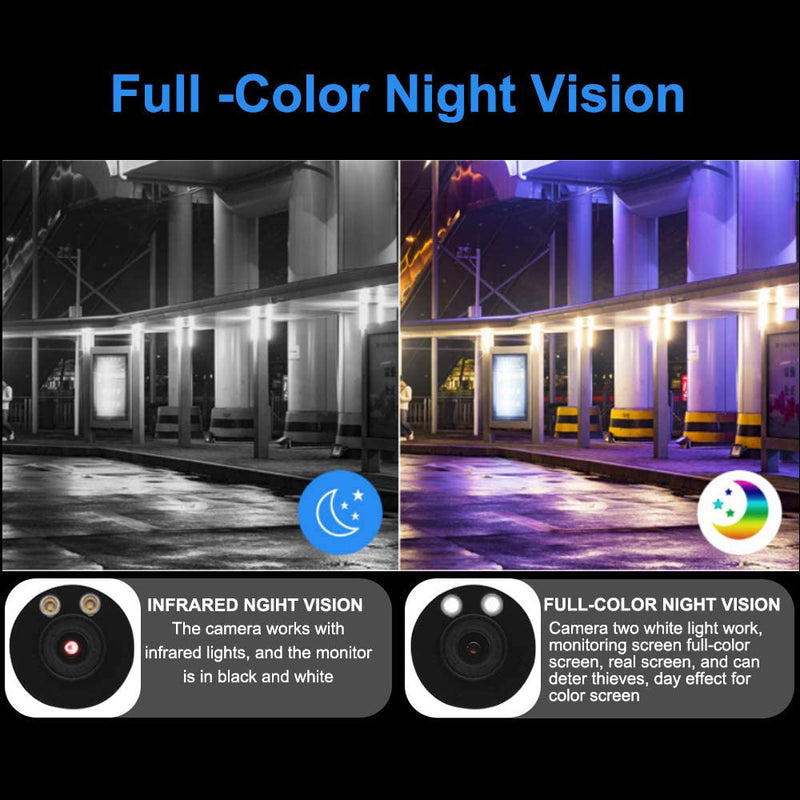 4K ColorVu POE IP Turret Camera support 24hr color night vision with warm white LED and ONVIF NDAA Compliant for commercial video surveillance (IPC238C)