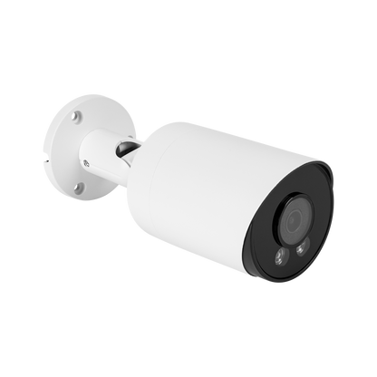 6MP Outdoor PoE IP Bullet Camera with Built-in Microphone